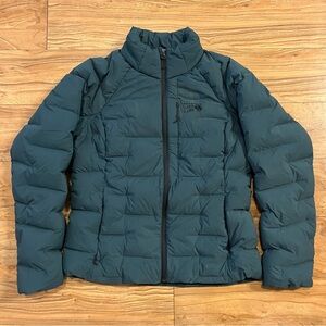 Mountain Hardwear Teal Puffer Jacket